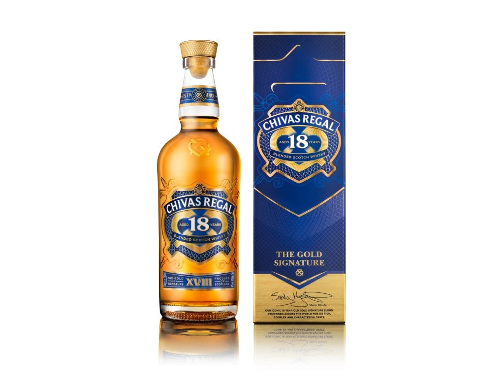 Chivas Regal Aged 18 Years - Gold Signature, 70cl
