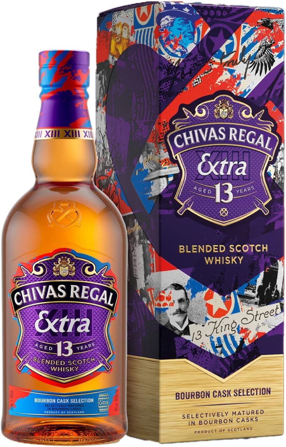 Chivas Regal Extra Aged 13 Years - Bourbon Cask Selection, 70cl