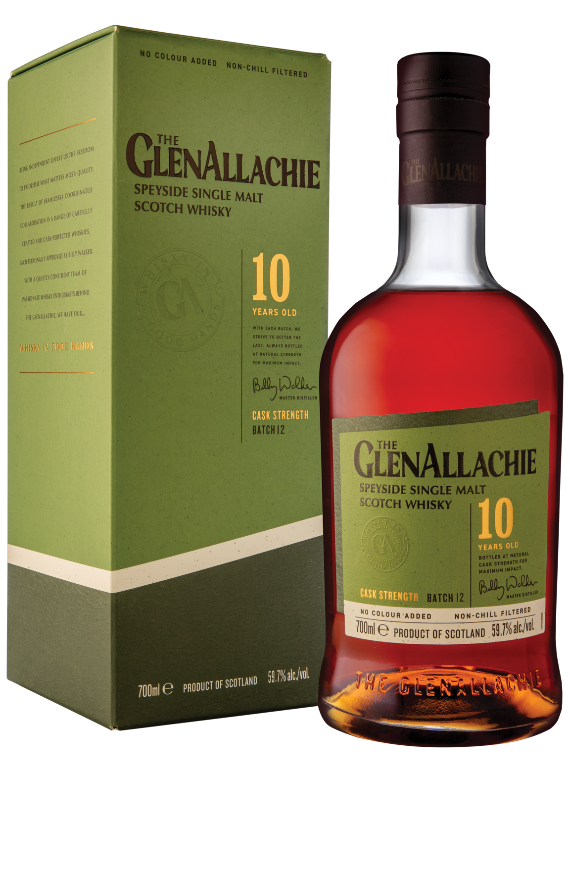 GlenAllechie 10 Year Old Cask Strength Batch 12, 70cl