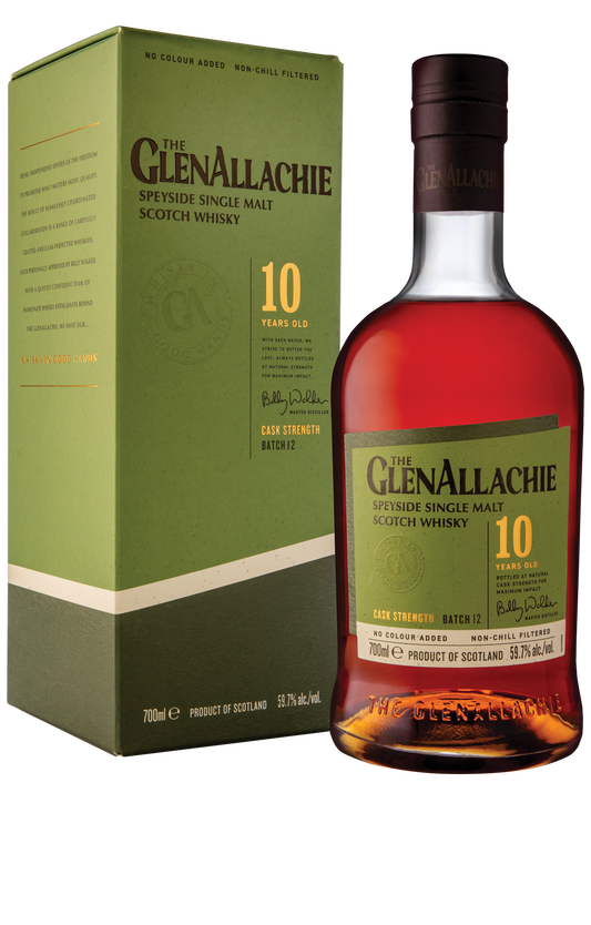 GlenAllechie 10 Year Old Cask Strength Batch 12, 70cl