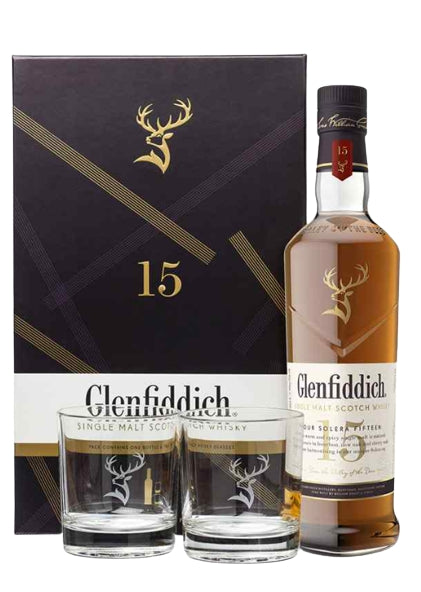 Glenfiddich Our Solera 15 with 2 Glasses - Special Edition Pack, 70cl
