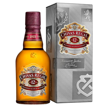 Chivas Regal Aged 12 Years - Old Grey Packaging