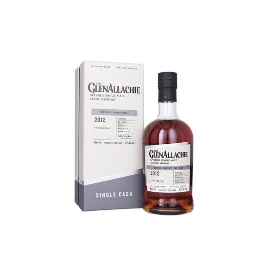 GlenAllachie 2012 Single Cask by Billy Walker Chinquapin Barrel Cask No: 7072 - Aged 11 Years - 282 Bottles, 70cl