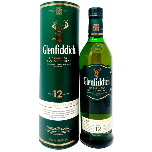 Glenfiddich Aged 12 Years Our Signature Malt - Old Packaging, 75cl