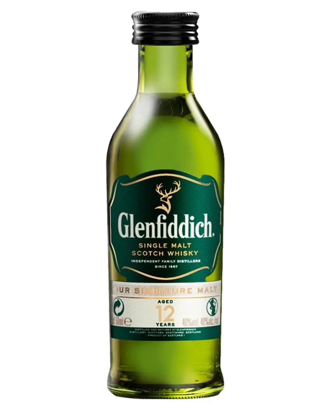Glenfiddich Aged 12 Years Our Signature Malt - Old Packaging, 75cl
